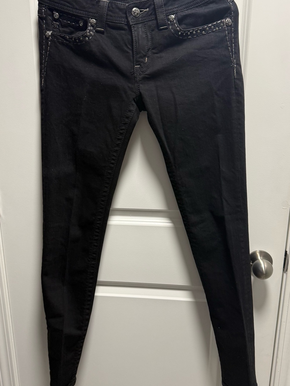 Miss Me Black Skinny Jeans